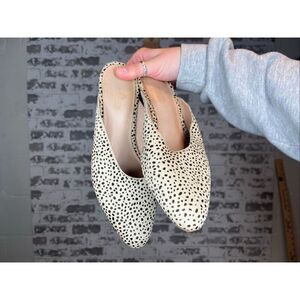 Caslon | women fur printed calf hair mules